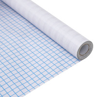 Produktbild för Fönsterfilmer frostad randig design PVC