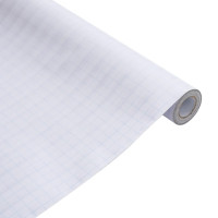 Produktbild för Fönsterfilmer frostad randig design PVC