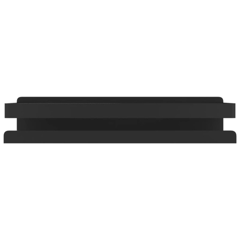 Produktbild för Duschhylla matt svart 30x10x6 cm borstat 304 rostfritt stål