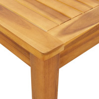 Produktbild för Matbord för trädgården 110x55x75 cm massivt akaciaträ