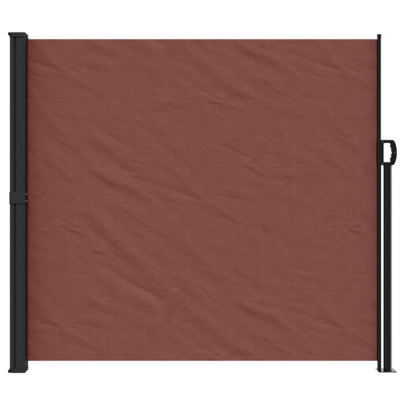 Produktbild för Infällbar sidomarkis 180x600 cm brun