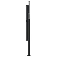 Produktbild för Infällbar sidomarkis brun 120x600 cm