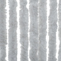 Produktbild för Insektsgardin grå 56x185 cm chenille