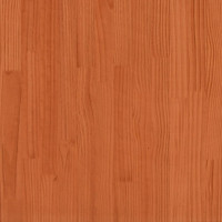 Produktbild för Solsäng vaxbrun 205x70x31,5 cm massiv furu