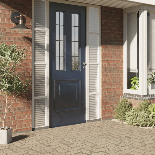 vidaXL Fönsterfilmer frostad randig design PVC - Övrigt inom inredning