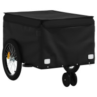Miniatyr av produktbild för Cykelvagn svart 30 kg järn