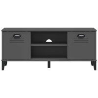 Produktbild för Skobänk VIKEN antracitgrå 106x35x45 cm konstruerat trä