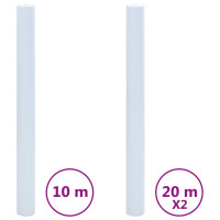 Produktbild för Fönsterfilmer 3 st statisk frostad transparent vit PVC