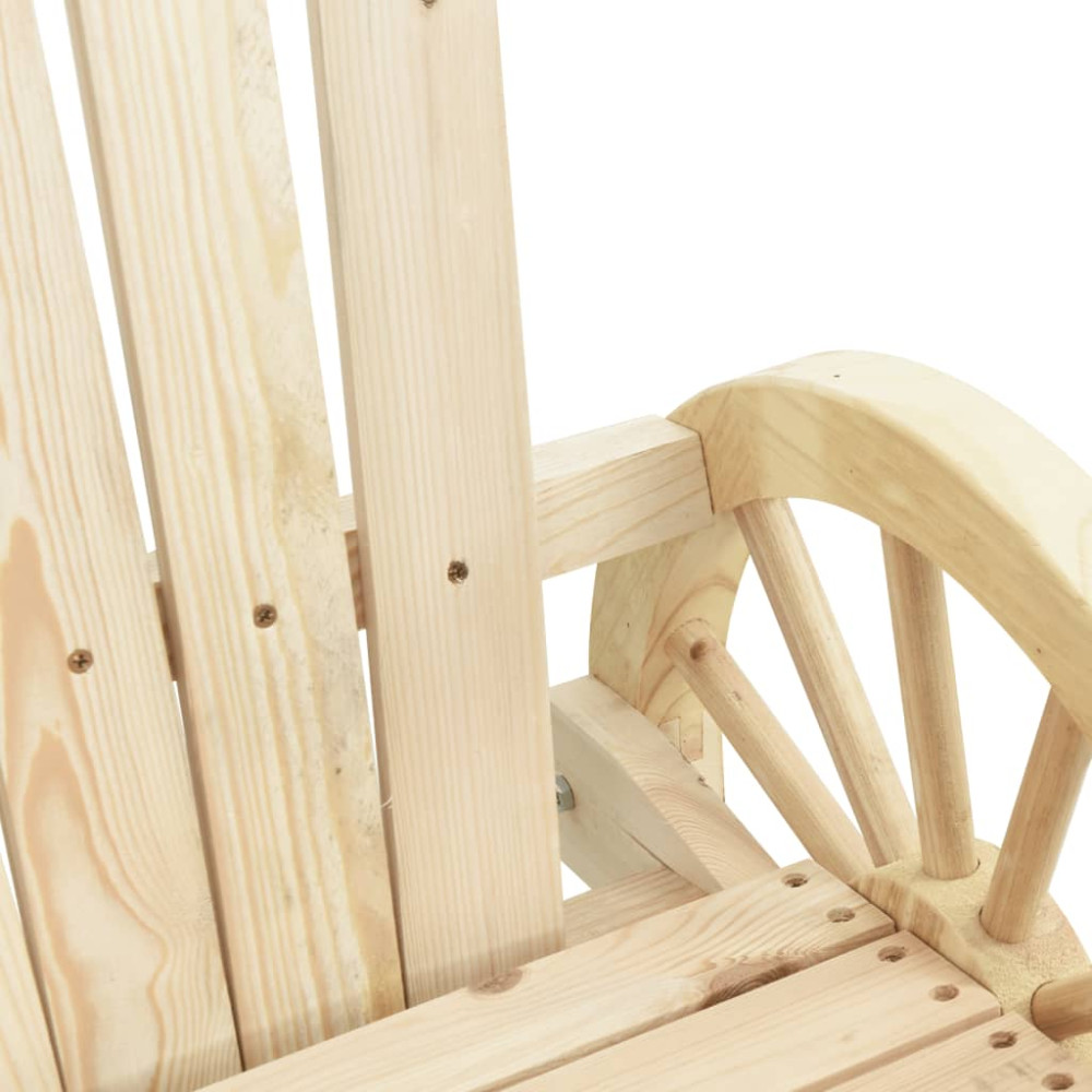 Produktbild för Adirondackstolar 4 st massivt granträ