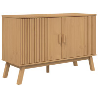Produktbild för Skänk OLDEN brun 114x43x73,5 cm massiv furu