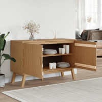 Produktbild för Skänk OLDEN brun 114x43x73,5 cm massiv furu
