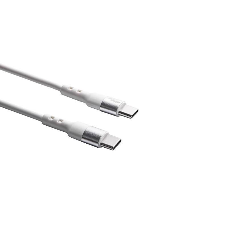 Produktbild för Akyga AK-USB-40 USB-kablar 1 m USB 2.0 USB C Vit