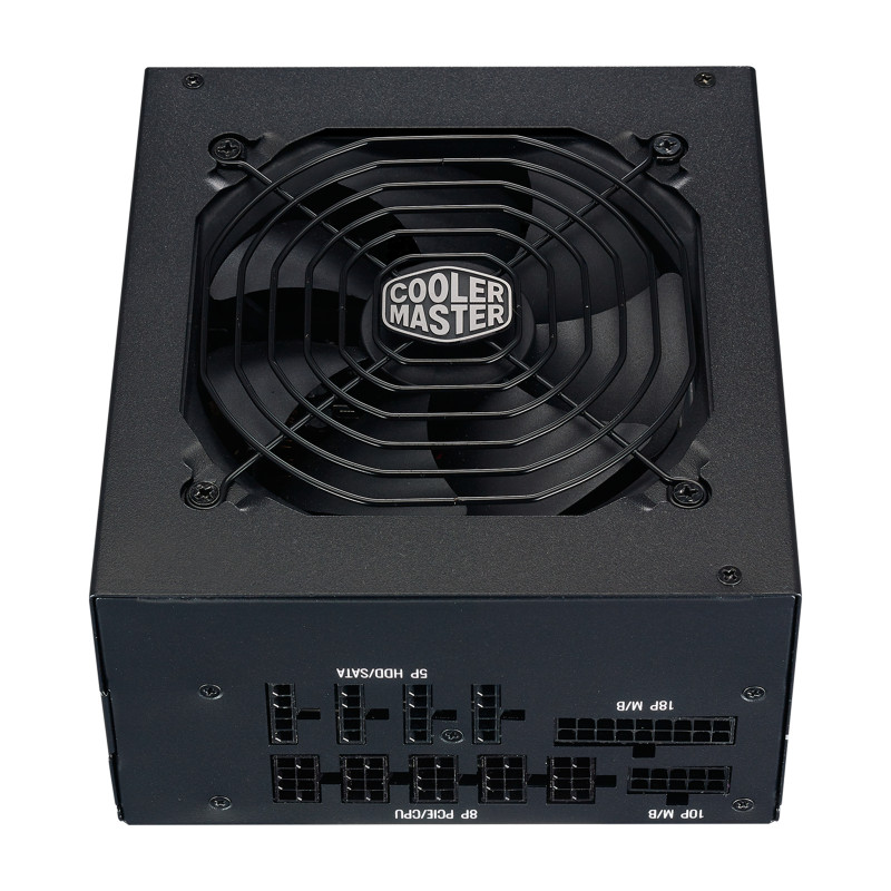 Produktbild för Cooler Master MWE Gold 750 V2 ATX 3.0 Ready strömförsörjningsenheter 750 W 24-pin ATX Svart