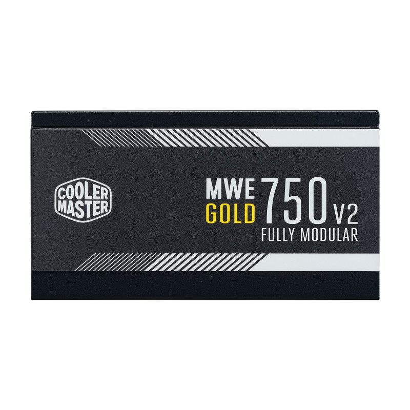 Produktbild för Cooler Master MWE Gold 750 V2 ATX 3.0 Ready strömförsörjningsenheter 750 W 24-pin ATX Svart