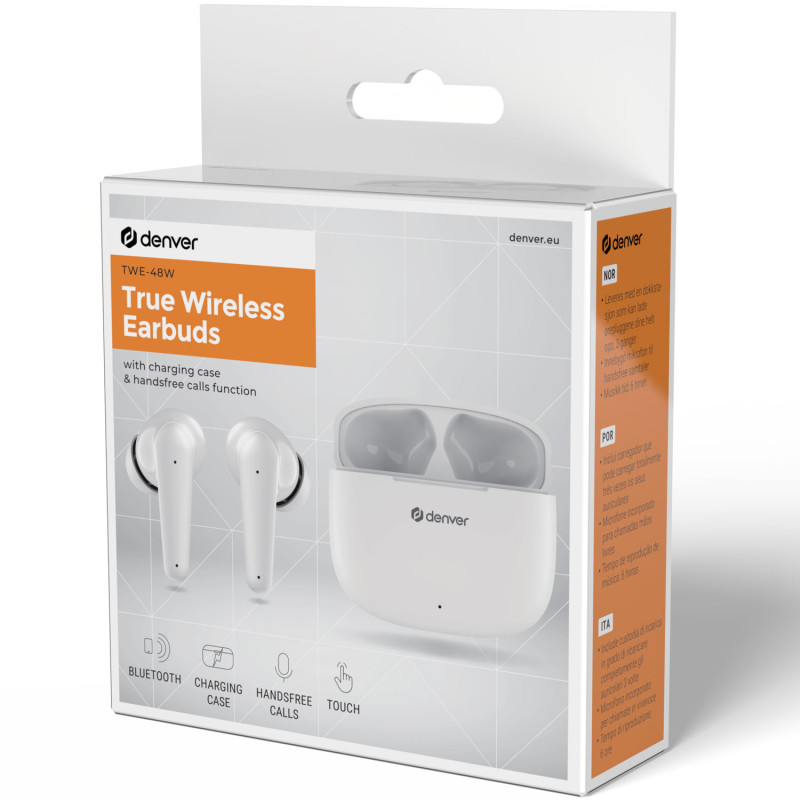 Produktbild för TWE-48W True wireless Bluetooth hörlur med laddetui