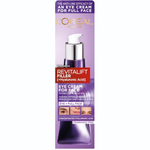 L'Oréal Paris Revitalift Filler [+HA] Eye Cream for Face 30 ml