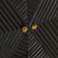Miniatyr av produktbild för Skänk svart 55x30x76 cm massivt mangoträ och järn