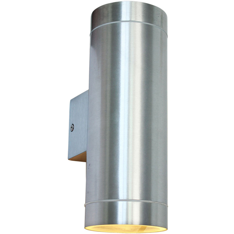 Produktbild för Daniel II Väggarmatur 2xGU10-sockel IP44 Aluminium