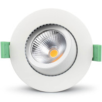 Produktbild för Lisa Dimbar Infälld downlight 3000K 600lm IP65 3-pack Vit