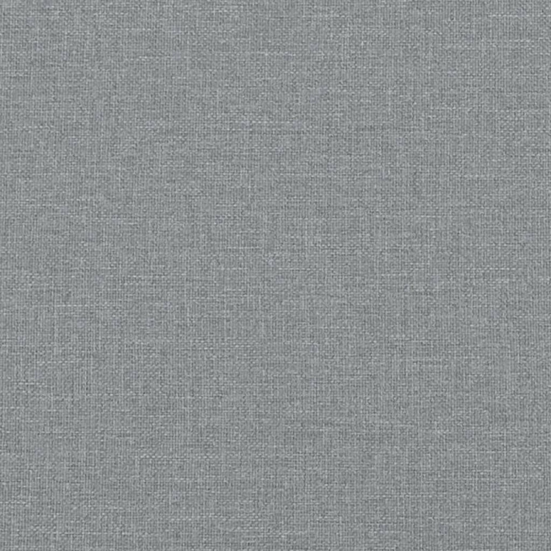 Produktbild för Sängram med huvudgavel ljusgrå 140x200 cm tyg