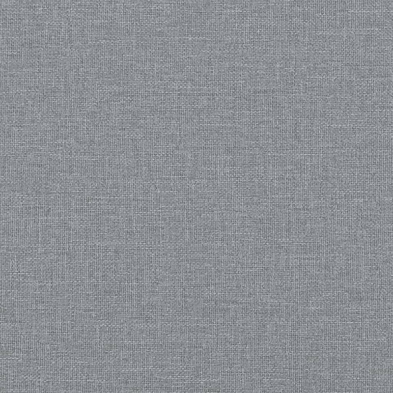 Produktbild för Sängram med huvudgavel ljusgrå 160x200 cm tyg