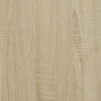 Produktbild för Bokhylla 4 hyllplan sonoma-ek 139x33,5x149cm konstruerat trä