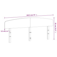 Produktbild för Huvudgavel vaxbrun 180 cm massiv furu