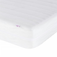 Produktbild för Bed "Viana" with Mattress Brown 80x200 cm Faux Leather