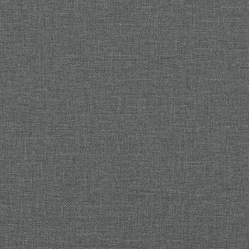 Produktbild för Sängram med huvudgavel mörkgrå 90x190 cm tyg
