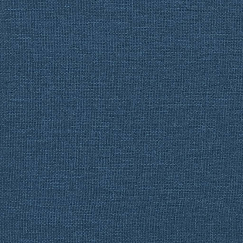 Produktbild för Sängram med huvudgavel blå 90x200 cm tyg