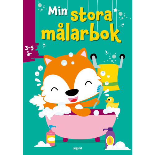 Legind A/S Min stora målarbok (häftad)