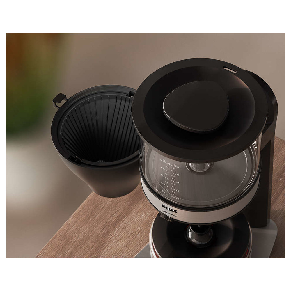 Produktbild för Philips Café Gourmet HD5416/60 Kaffebryggare, Boil & Brew