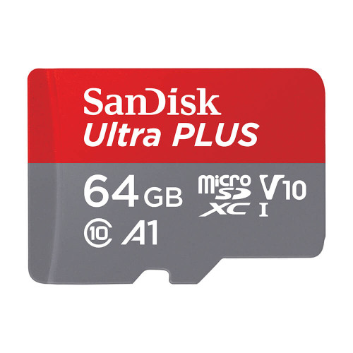 SANDISK MicroSDXC Ultra Plus 64GB 150MB/s A1 C10 UHS-1