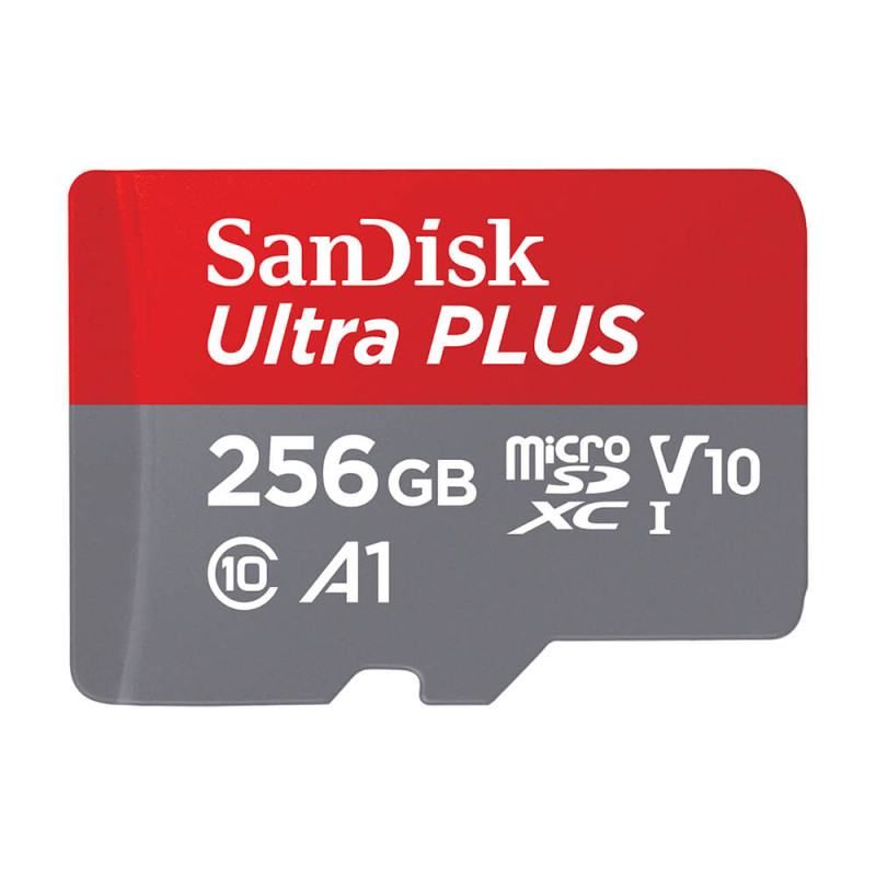 Produktbild för MicroSDXC Ultra Plus 256GB 160MB/s A1 C10 UHS-1