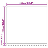 Miniatyr av produktbild för Markisväv flerfärgad randig 4x3,5 m
