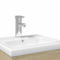 Produktbild för Tvättställ med underskåp sonoma-ek