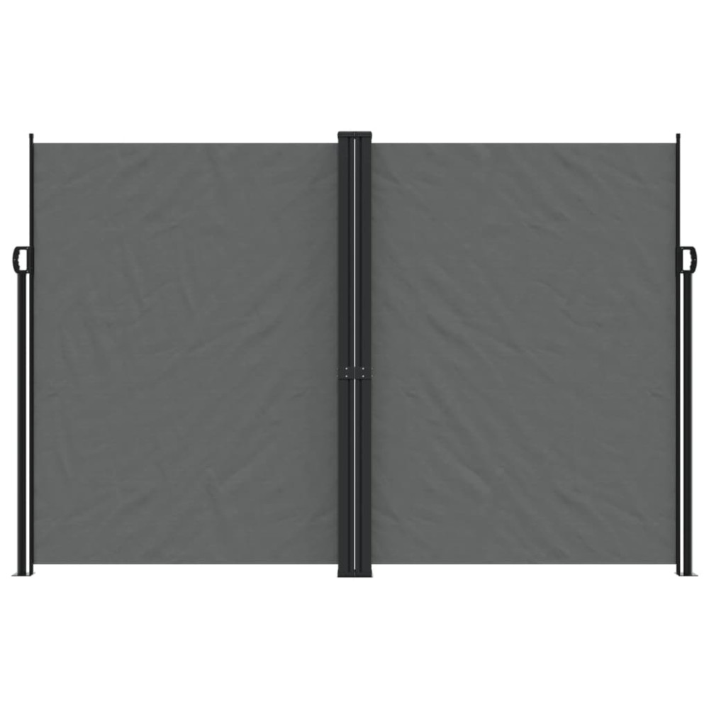 Produktbild för Infällbar sidomarkis 220x600 cm antracit