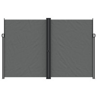 Produktbild för Infällbar sidomarkis 220x600 cm antracit