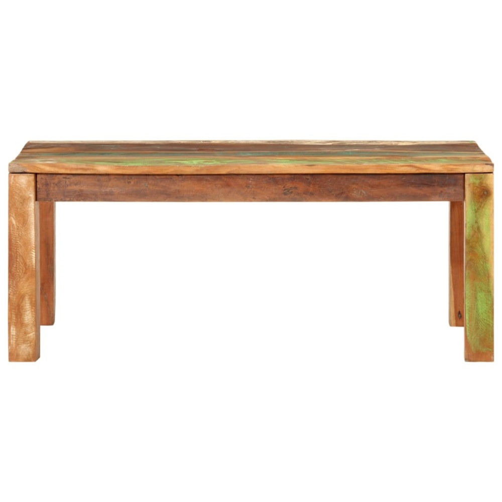 Produktbild för Soffbord 110x55x40 cm Massivt återvunnet trä