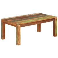 Produktbild för Soffbord 110x55x40 cm Massivt återvunnet trä
