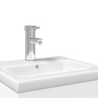 Miniatyr av produktbild för Tvättställ med underskåp vit