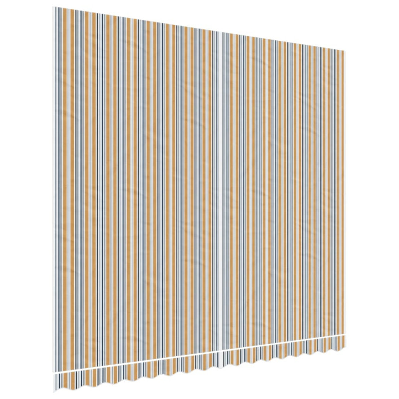 Produktbild för Markisväv flerfärgad randig 4x3,5 m