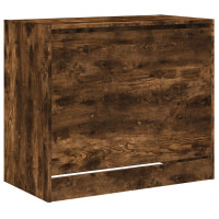 Produktbild för Skoställ rökfärgad ek 80x42x69 cm konstruerat trä