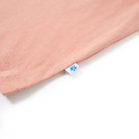 Produktbild för T-shirt för barn ljus orange 140