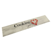 Produktbild för Köksmatta maskintvättbar Cooking Peper 60x300 cm sammet