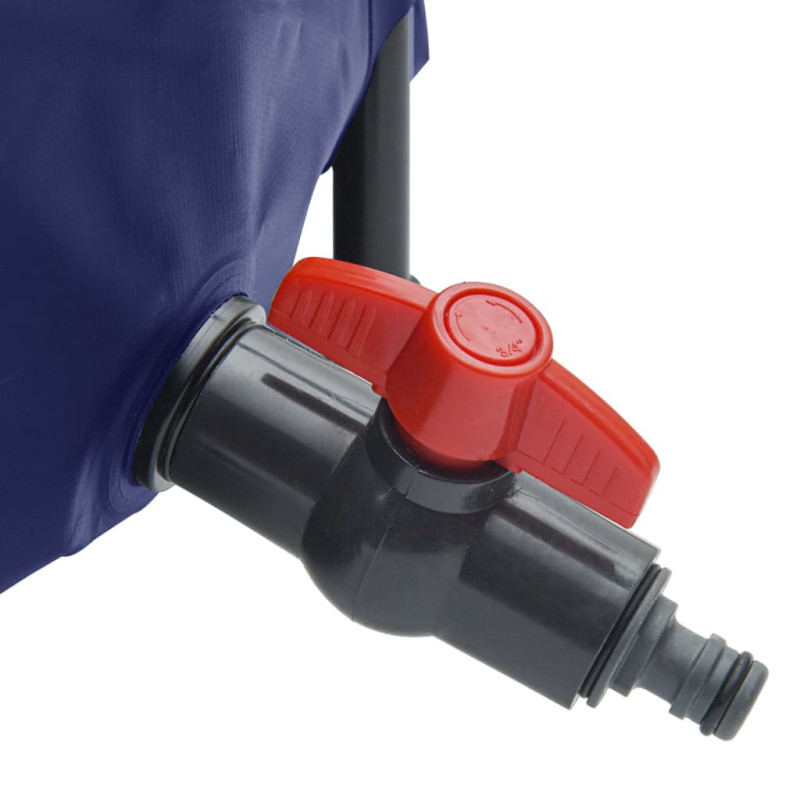 Produktbild för Vattentank med kran vikbar 1350 L PVC