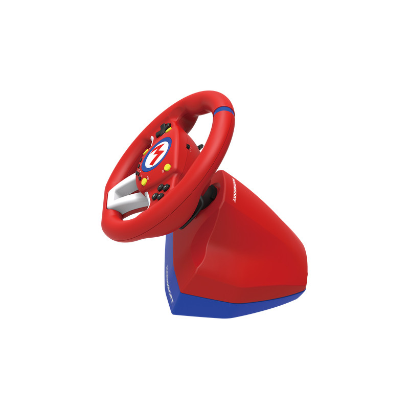 Produktbild för Hori Mario Kart Racing Wheel Pro Svart, Blå, Röd, Vit USB Ratt + Pedaler Analog Nintendo Switch