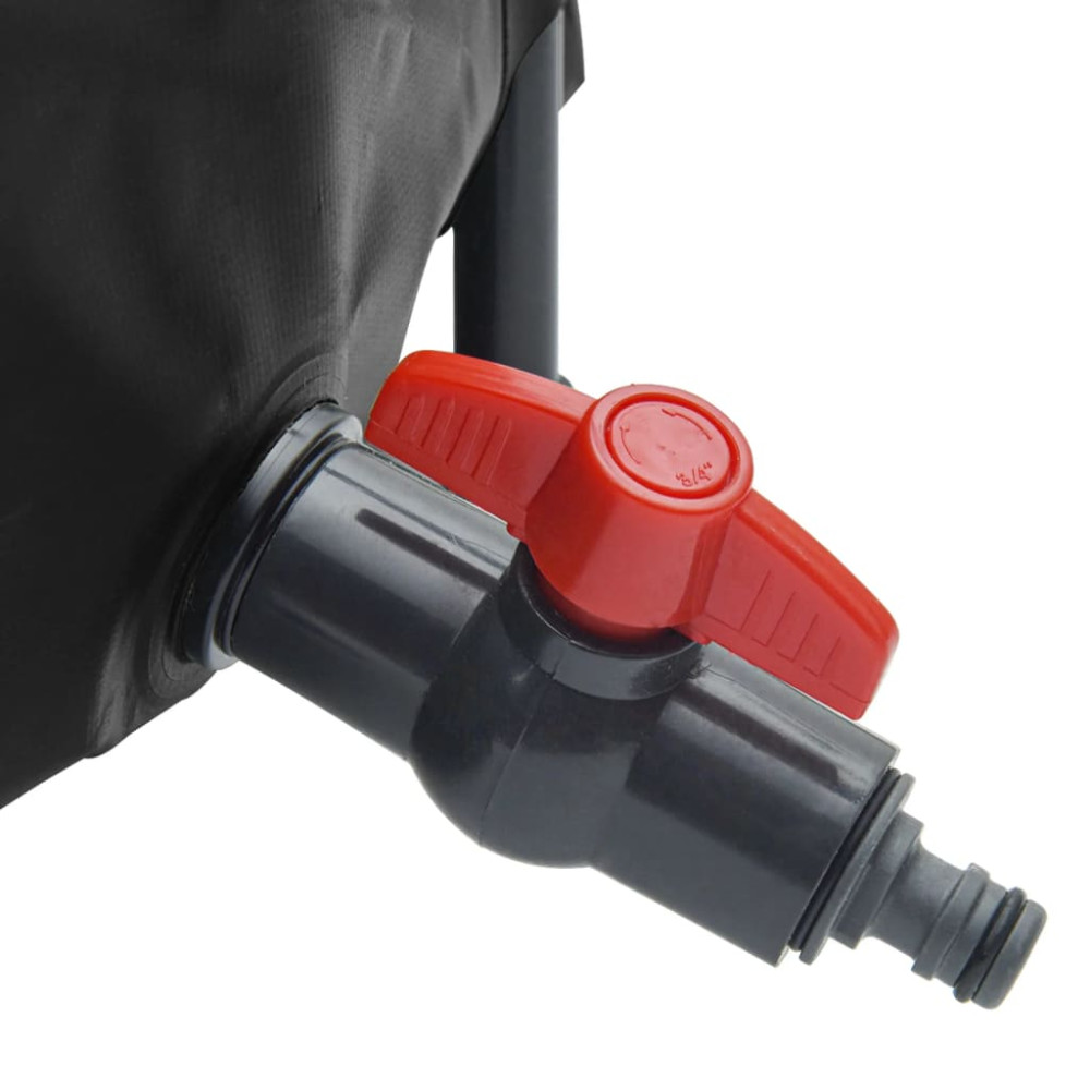 Produktbild för Vattentank med kran vikbar 100 L PVC