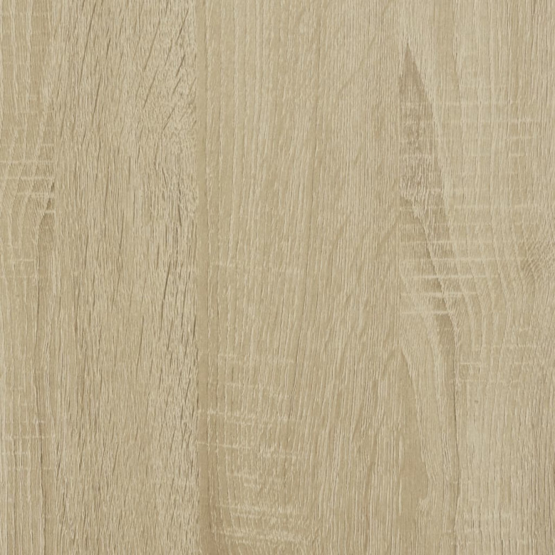 Produktbild för Sängram med huvudgavel sonoma-ek 100x200 cm konstruerat trä