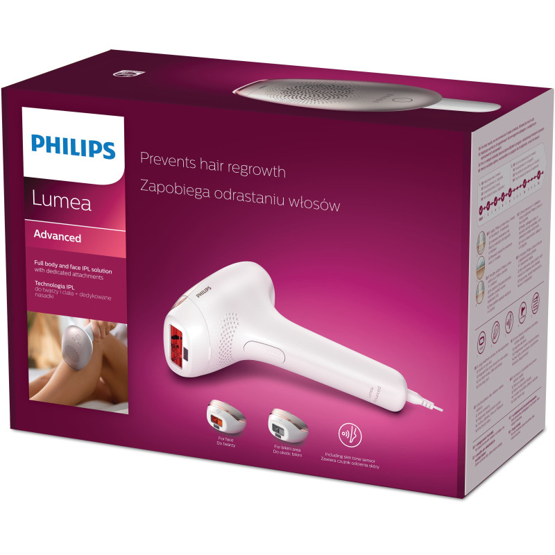 Produktbild för Philips Lumea Advanced SC1998/00 ljusepilator Intensivt pulserat ljus (IPL) Elfenben